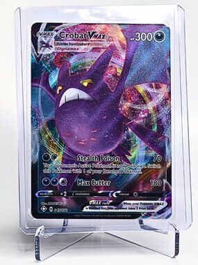 Pokemon TCG Crobat VMAX 045/072 Shining Fates Holo NM